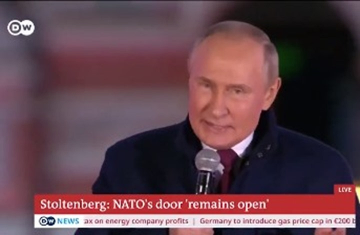 ظهور بوتين على قناة dw الألمانية.. اختراق أم خلل تقني؟