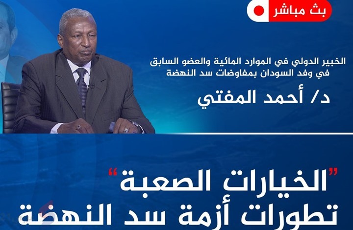 خبير سوداني لـ"عربي21": خيارات صعبة لحل أزمة سد النهضة خبير سوداني لـ"عربي21": خيارات صعبة لحل أزمة سد النهضة