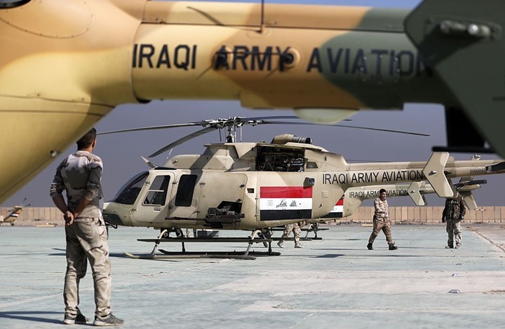 إصابة مروحية للجيش العراقي بنيران تنظيم الدولة