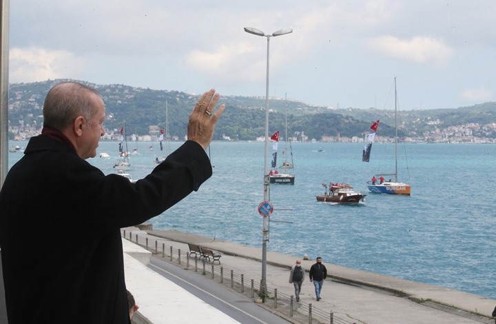 مسير بحري احتفالا بذكرى فتح إسطنبول بحضور أردوغان (شاهد)