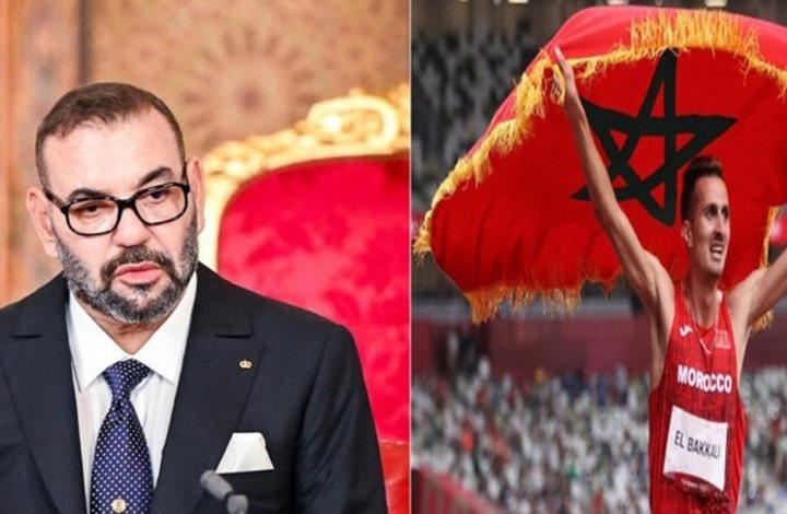 ملك المغرب يهنئ سفيان البقالي بعد تتويجه بالذهب بأولمبياد طوكيو ملك المغرب يهنئ سفيان البقالي بعد تتويجه بالذهب بأولمبياد طوكيو