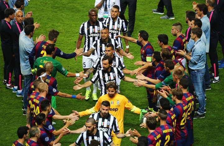 برشلونة يستعد للثأر من يوفنتوس في لقاء حارق بدوري الأبطال