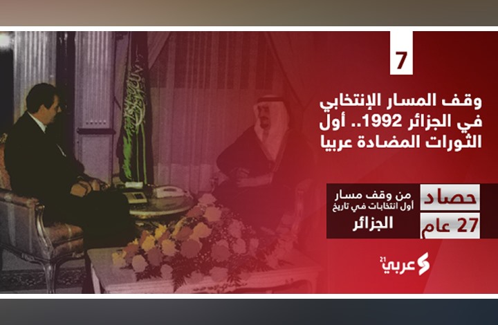 وقف المسار الانتخابي الجزائر 92.. أول الثورات المضادة عربيا