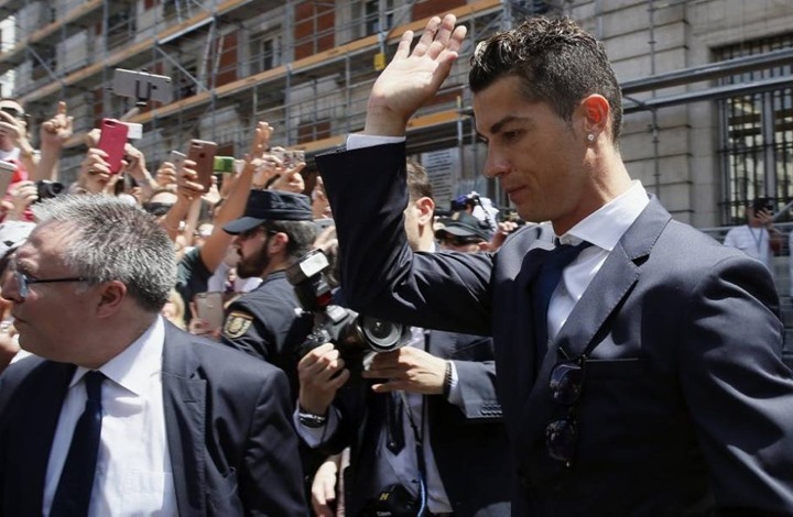 محكمة مدريد تصدر حكمها بحق النجم البرتغالي رونالدو