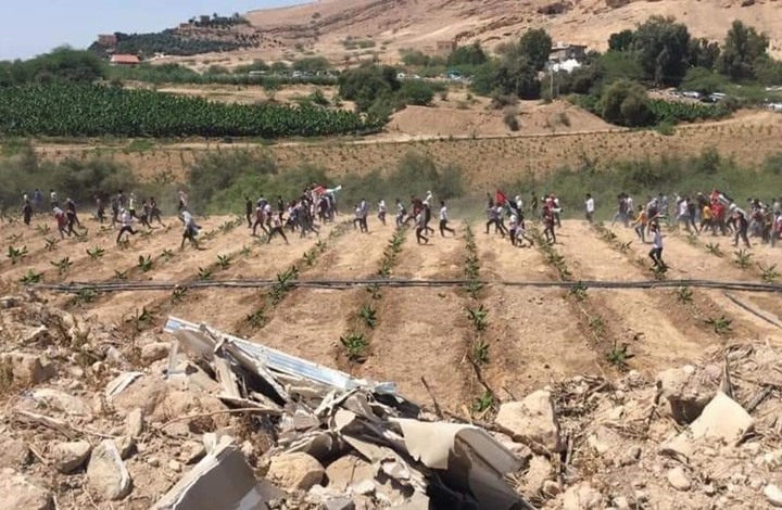 إطلاق نار على أردنيين وصلوا إلى حدود فلسطين فيديو