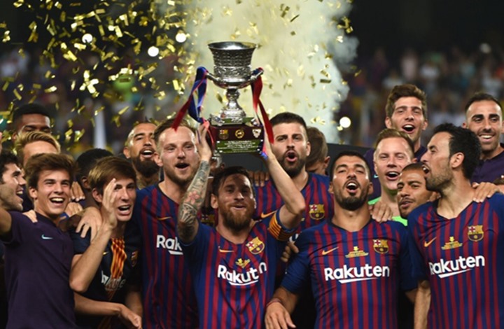 برشلونة يتوج بكاس السوبر الإسباني المغرب